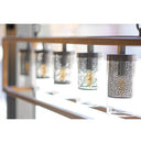 Wooden Box Chandelier