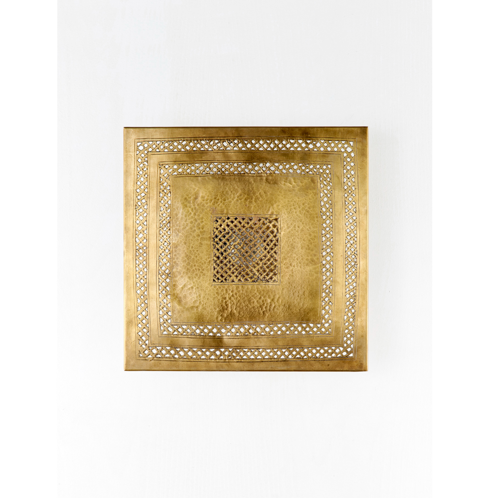 Geometric Square Sconce