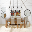 Glass Mosmar Dining Table