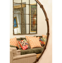 Floral Round Mirror