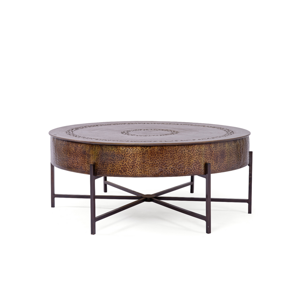 Qorsa Brass Coffee Table