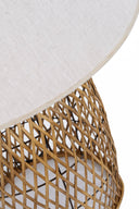 Woven Wicker Table Lamp